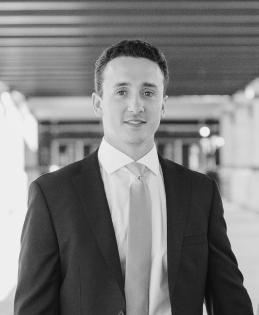 Young man in suit